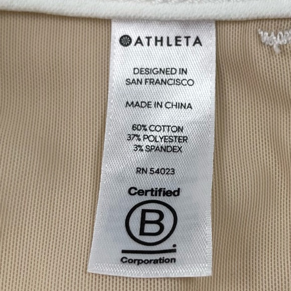 Athleta Jeans Size 6 White Denim Sculptek Skinny Cotton Stretch Blend High Rise - Picture 12 of 14